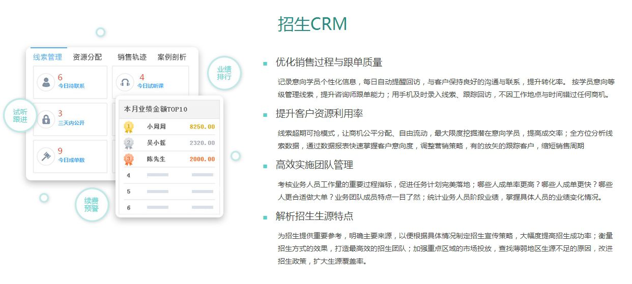 教育行业crm管理软件