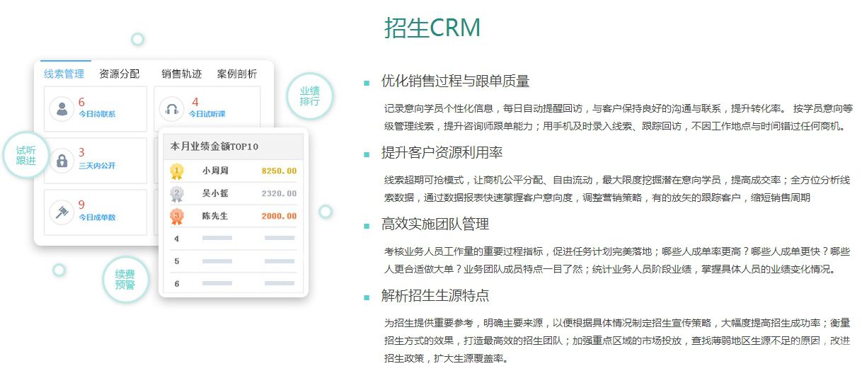 培训学校crm软件