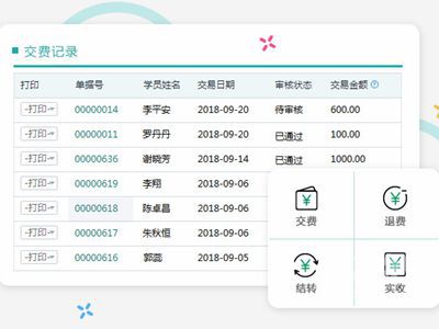 培训学校收银管理软件帮你做好学员交费记录管理